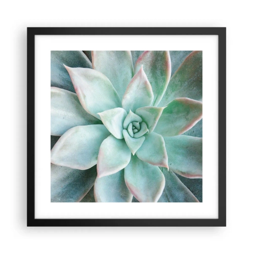 Plakát v černém rámu - Srdce pouště - 40x40 cm