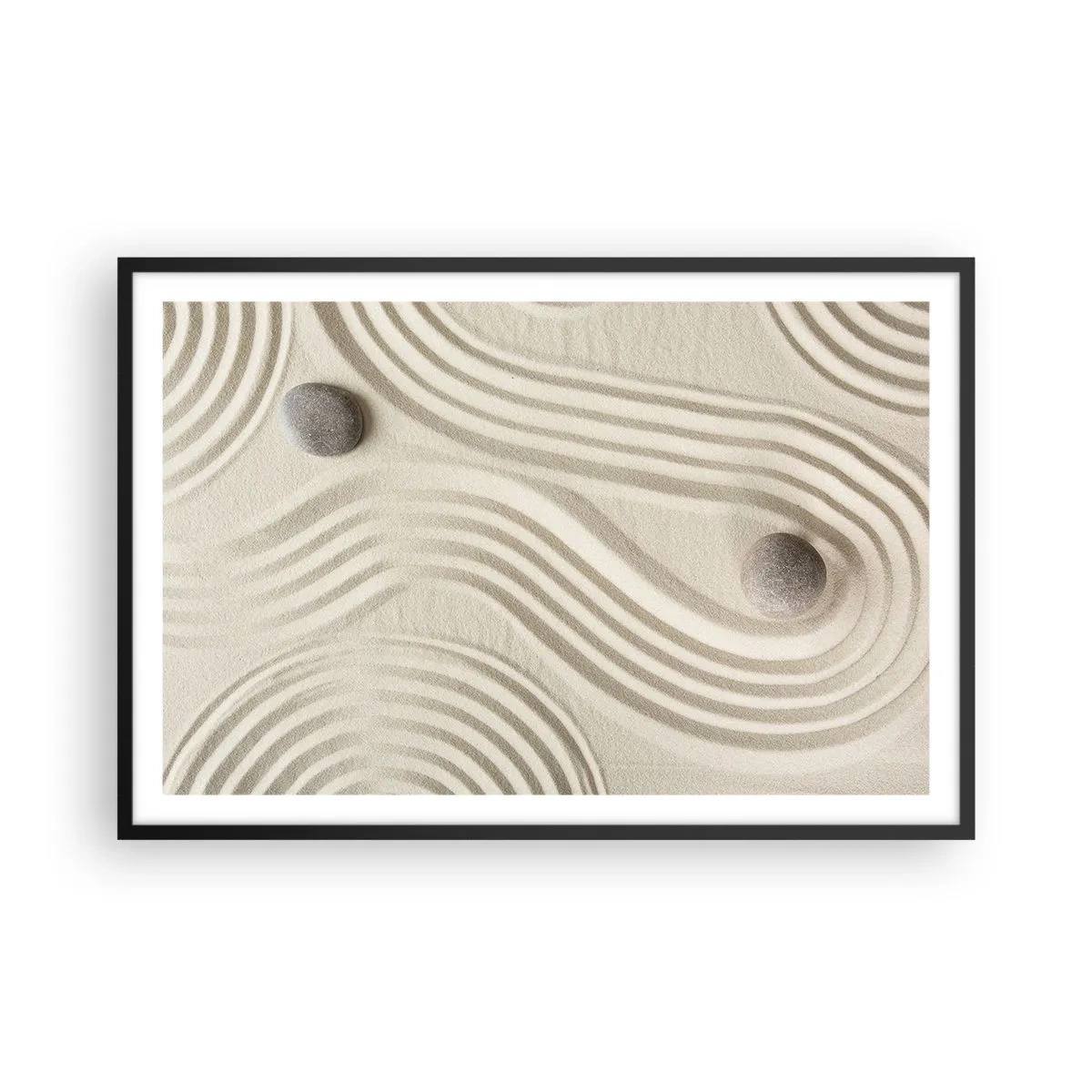 Plakát v černém rámu - Dotek tepla - 91x61 cm