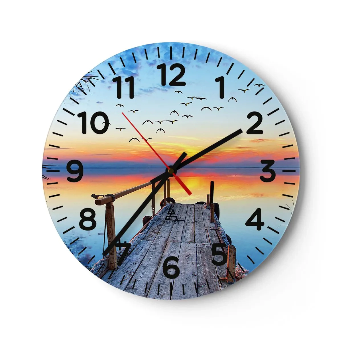 Nástěnné hodiny - Je čas vrátit se… - 40x40 cm