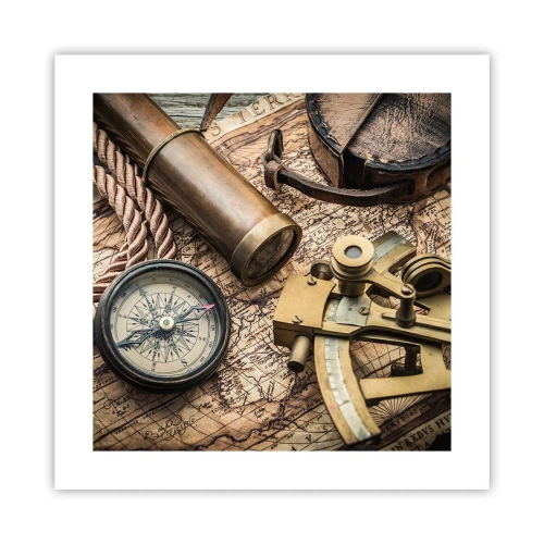 Plakát - Urči směr - 40x40 cm