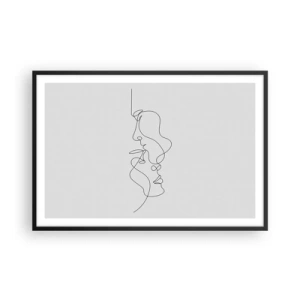 Plakát v černém rámu - Žár vášnivých tužeb - 91x61 cm