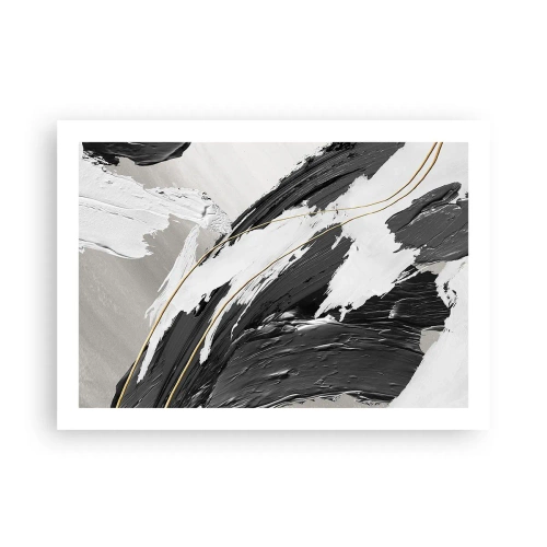 Plakát - Velkorysá abstrakce - 70x50 cm