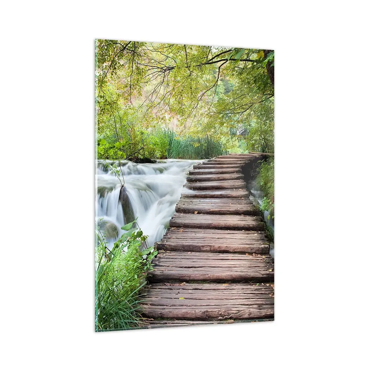 Obraz na skle - Voda není vůbec tichá - 80x120 cm