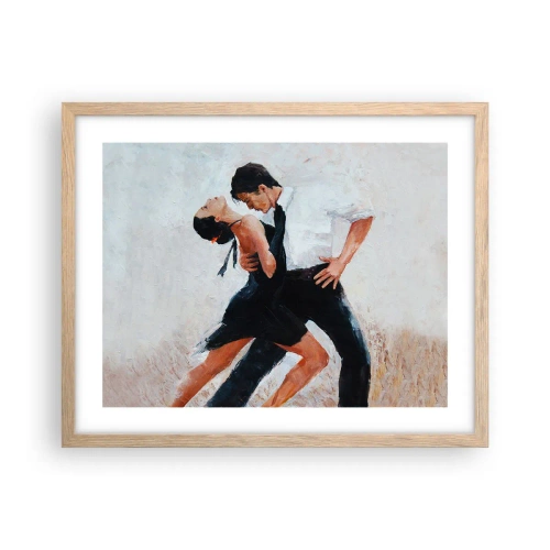 Plakát v rámu světlý dub - Tango mých tužeb a snů - 50x40 cm