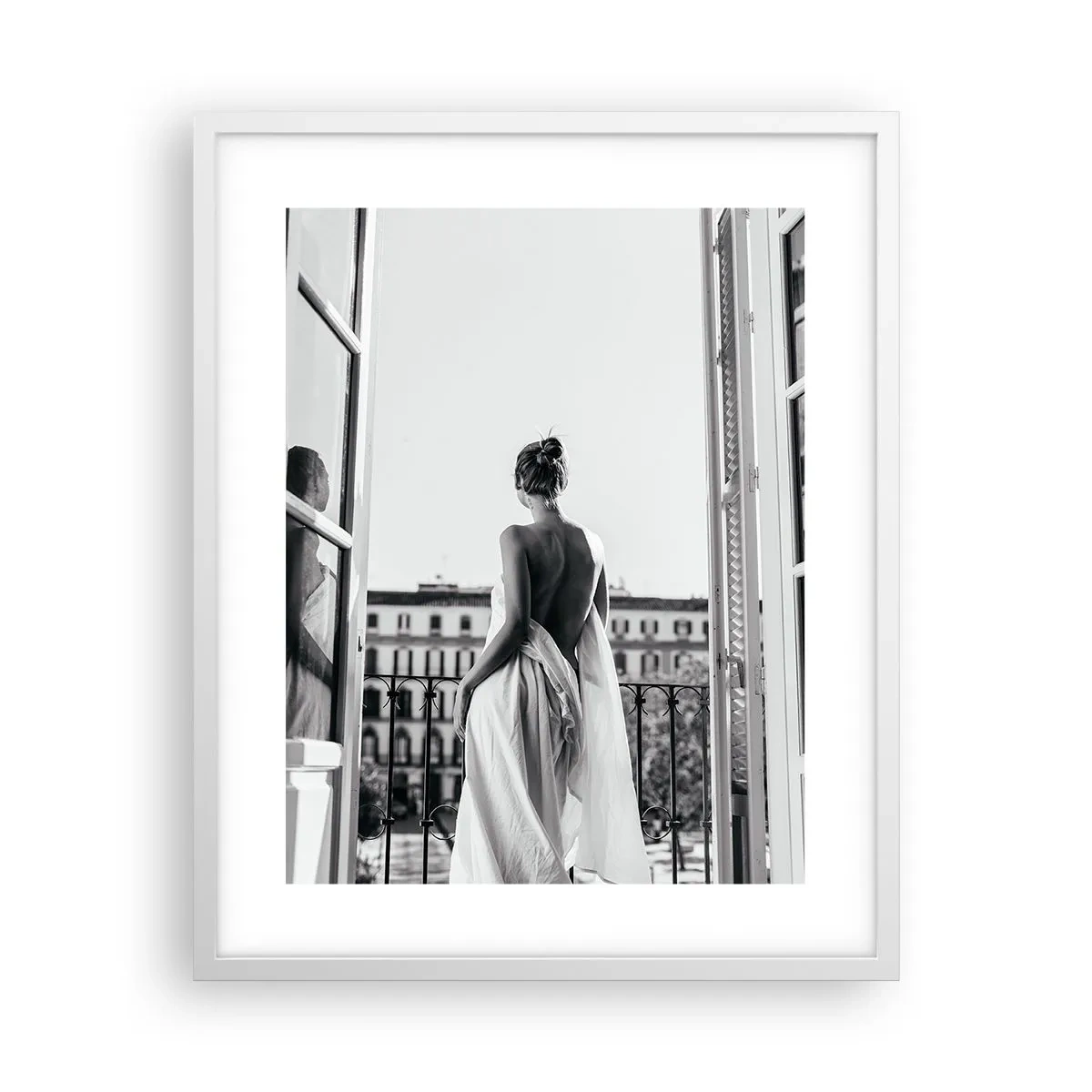 Plakát v bílém rámu - Probuzení smyslů - 40x50 cm