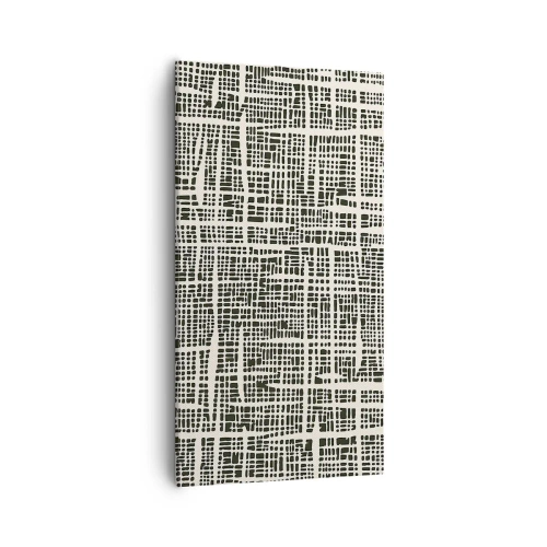 Obraz na plátně - Tkaná kompozice - 55x100 cm