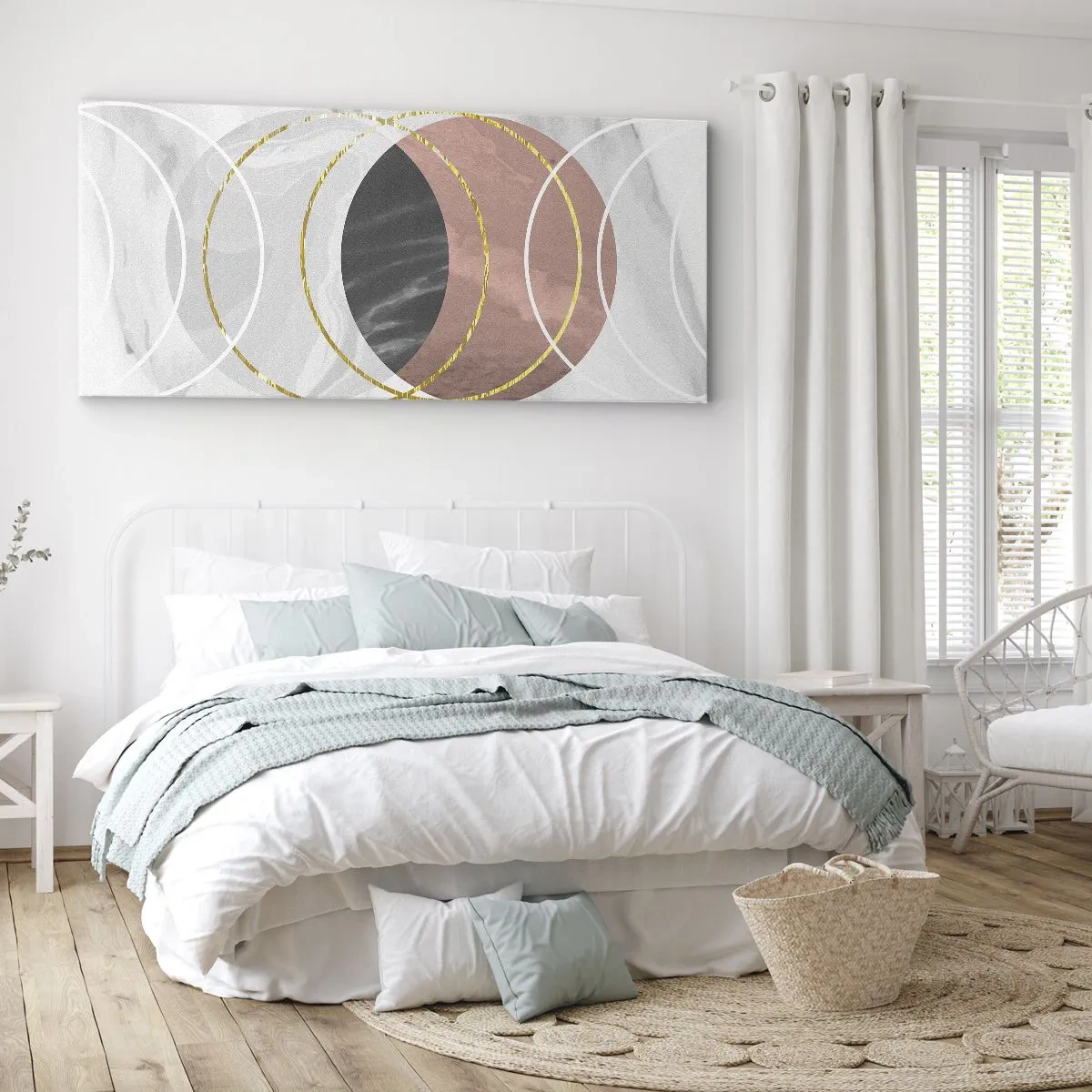 Obraz na plátně - Hudba sfér - 160x50 cm