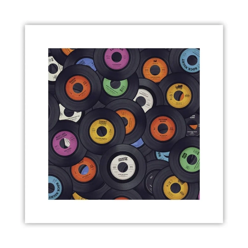 Plakát - Barvy klasiky - 30x30 cm