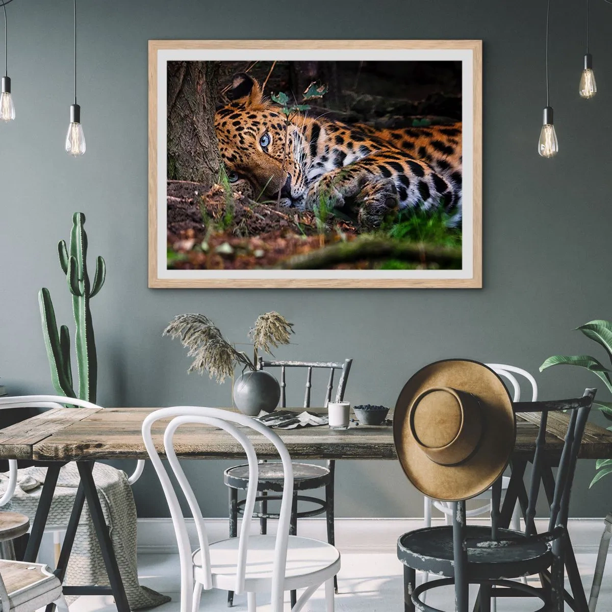 Plakát v rámu světlý dub - Věř mi - 70x50 cm