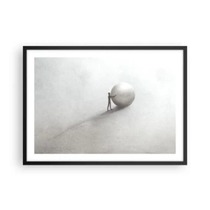 Plakát v černém rámu - Hra života - 70x50 cm