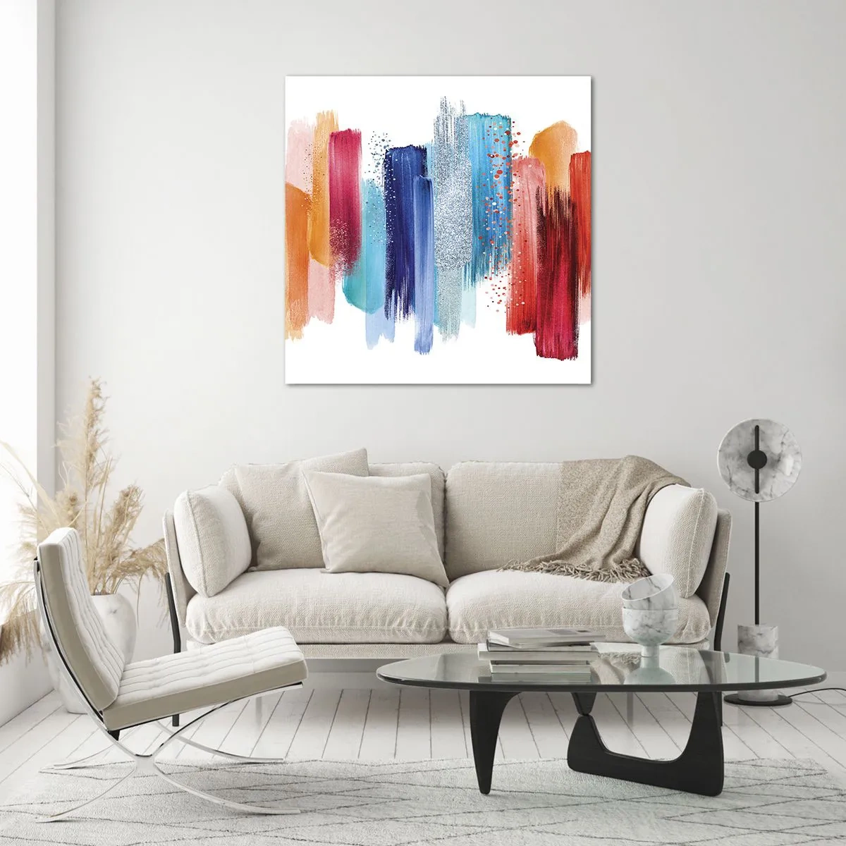 Obraz na skle - Nahoru a dolů  - 70x70 cm