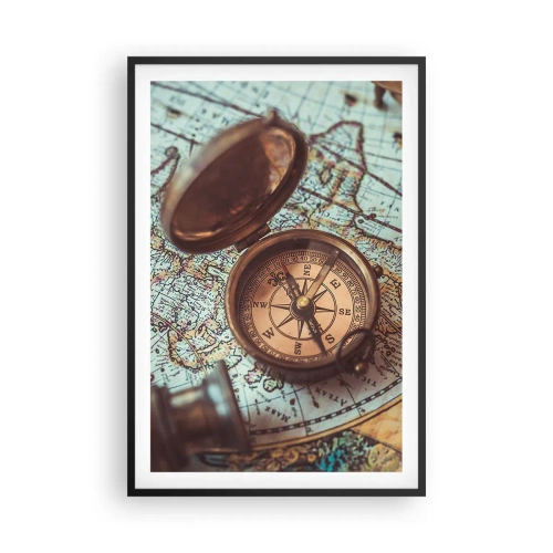 Plakát v černém rámu - Pro dobrodruha - 61x91 cm