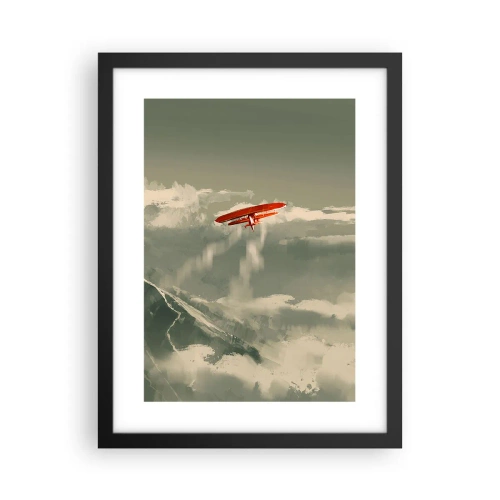 Plakát v černém rámu - Nebojácný průkopník - 30x40 cm