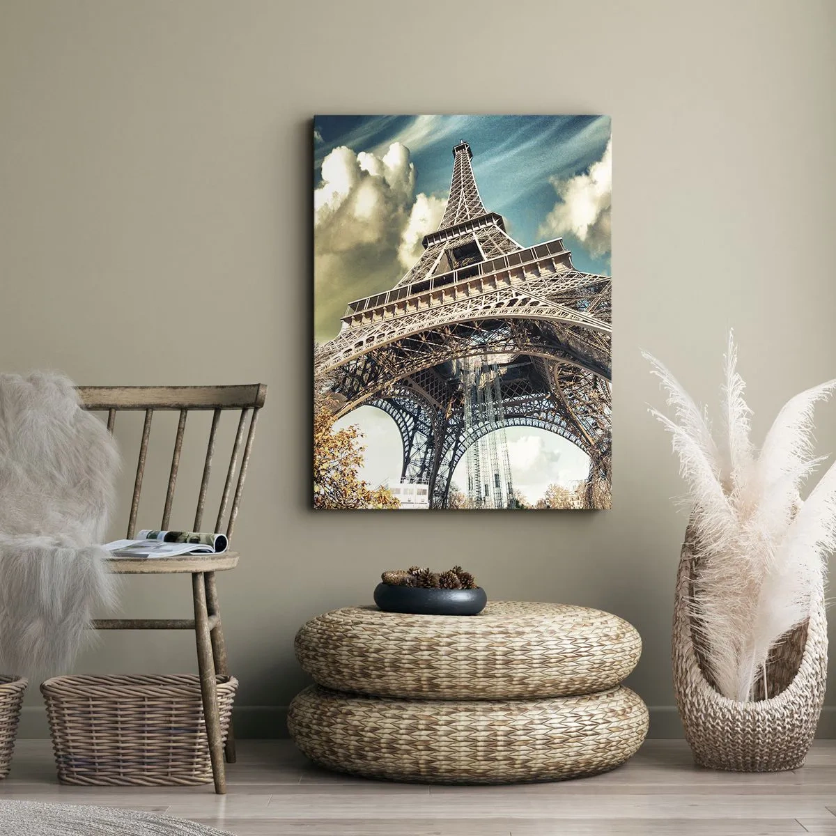 Obraz na plátně - A na podzim v Paříži… - 50x70 cm