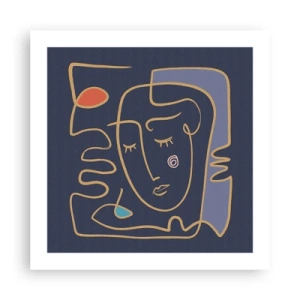 Plakát - V zádumčivosti - 50x50 cm