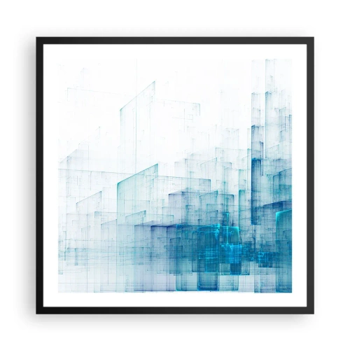 Plakát v černém rámu - Jak se stal prostor - 60x60 cm
