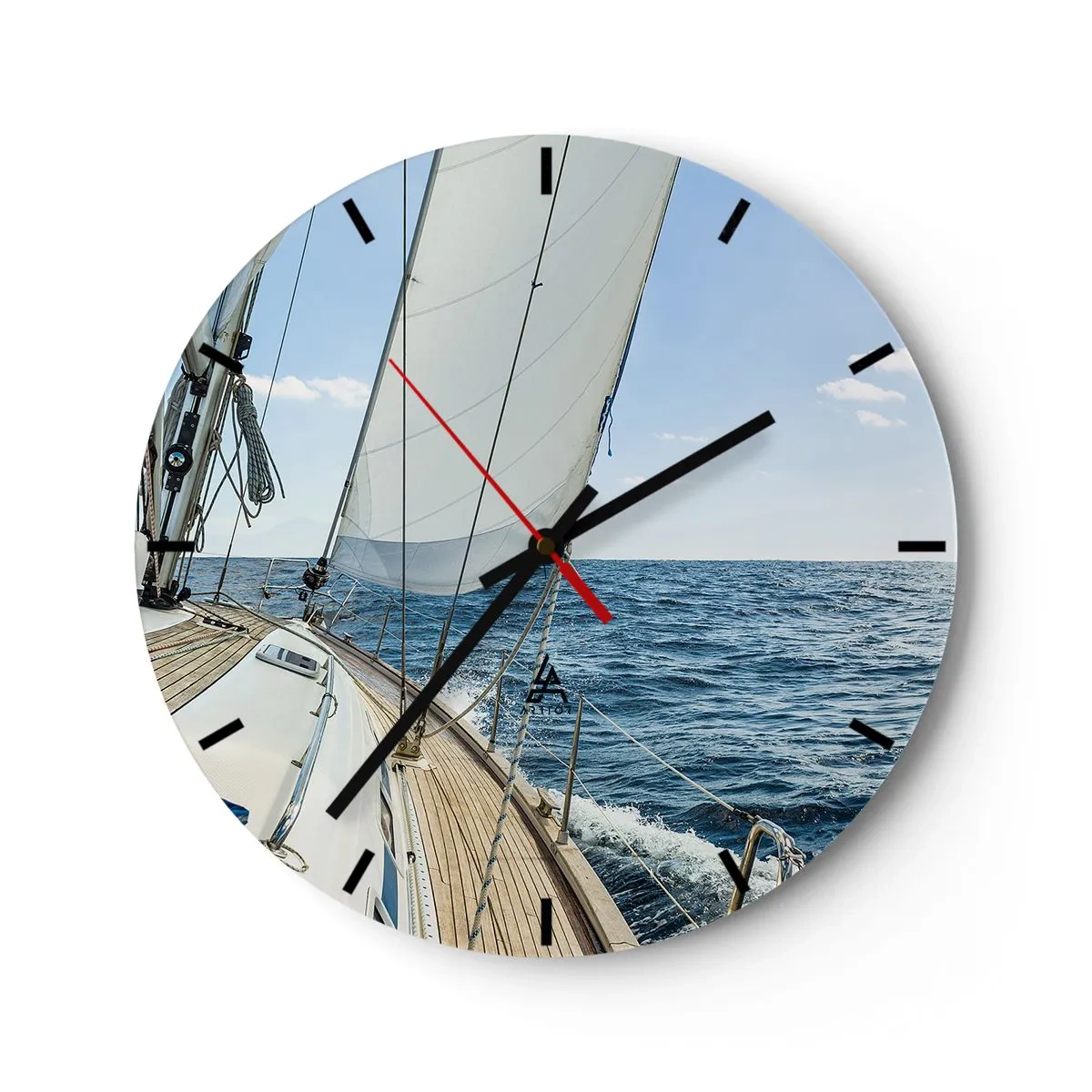 Nástěnné hodiny - Ahoj, dobrodružství - 40x40 cm