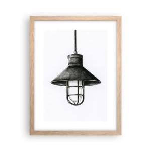 Plakát v rámu světlý dub - Jako před lety… - 30x40 cm