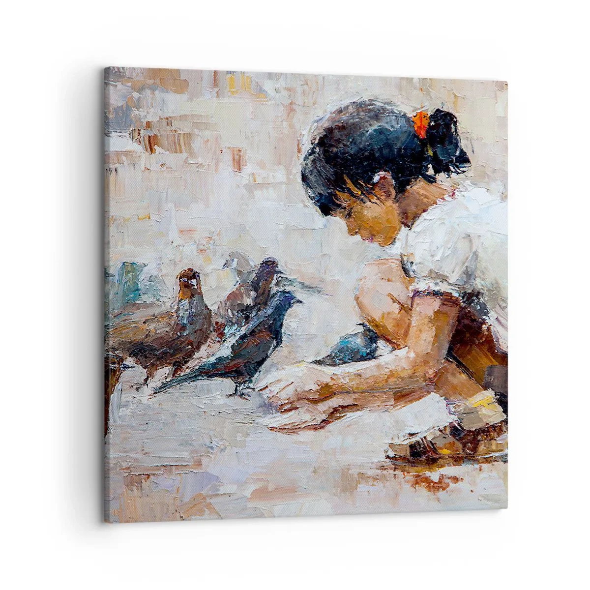 Obraz na plátně - Maličcí a nejmilejší - 50x50 cm