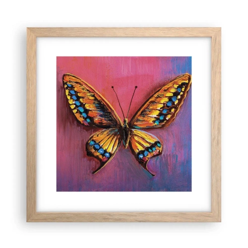 Plakát v rámu světlý dub - Klenot přírody - 30x30 cm