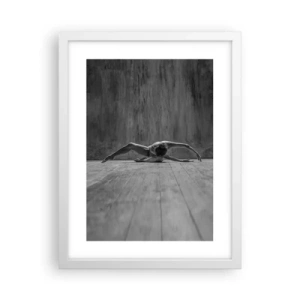 Plakát v bílém rámu - Nalezená symetrie - 30x40 cm