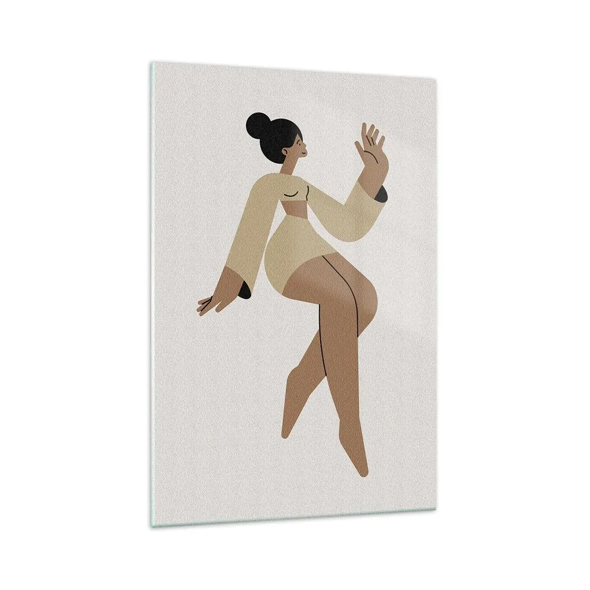 Obraz na skle - Tvar půvabu - 70x100 cm