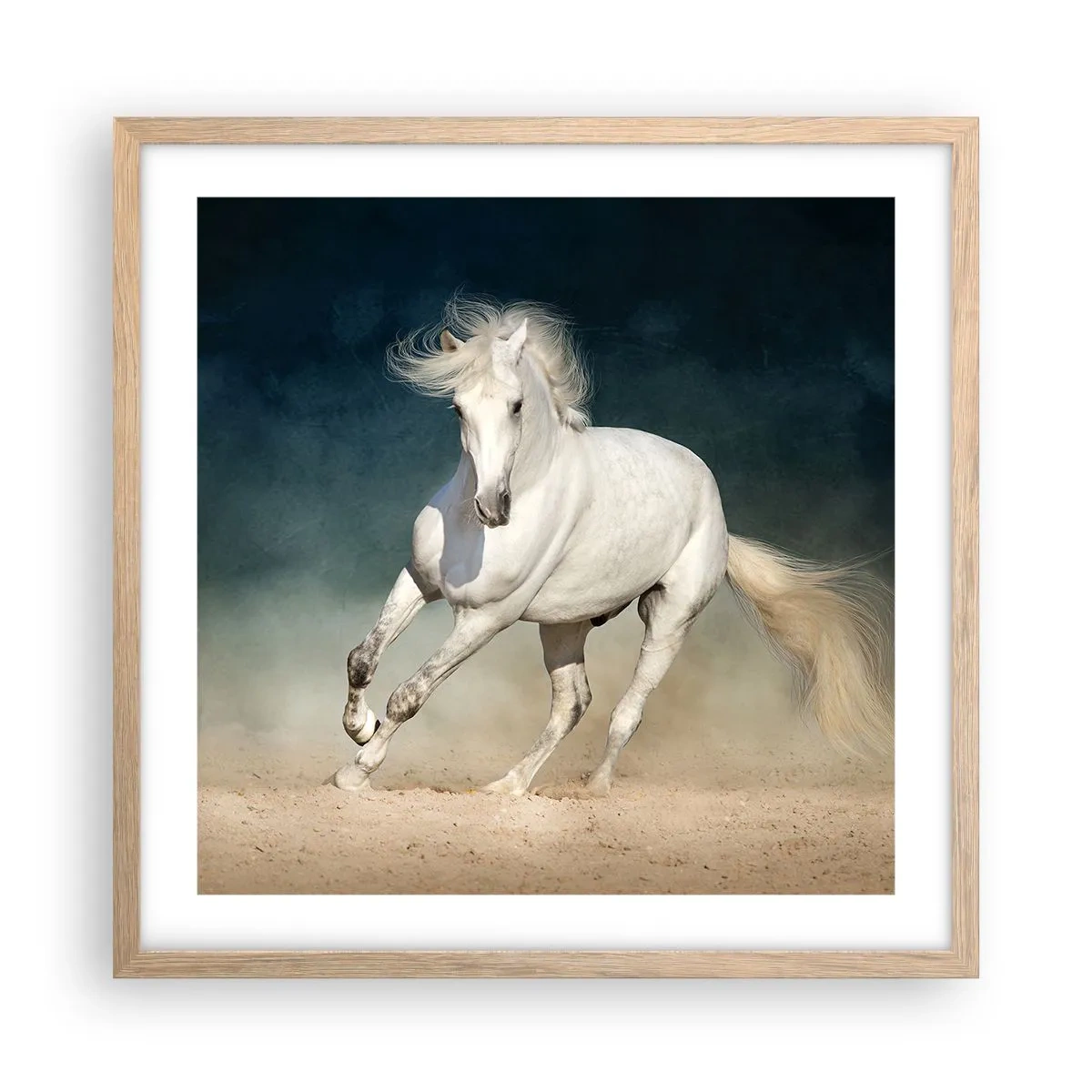 Plakát v rámu světlý dub - Svoboda v čistém stavu - 50x50 cm