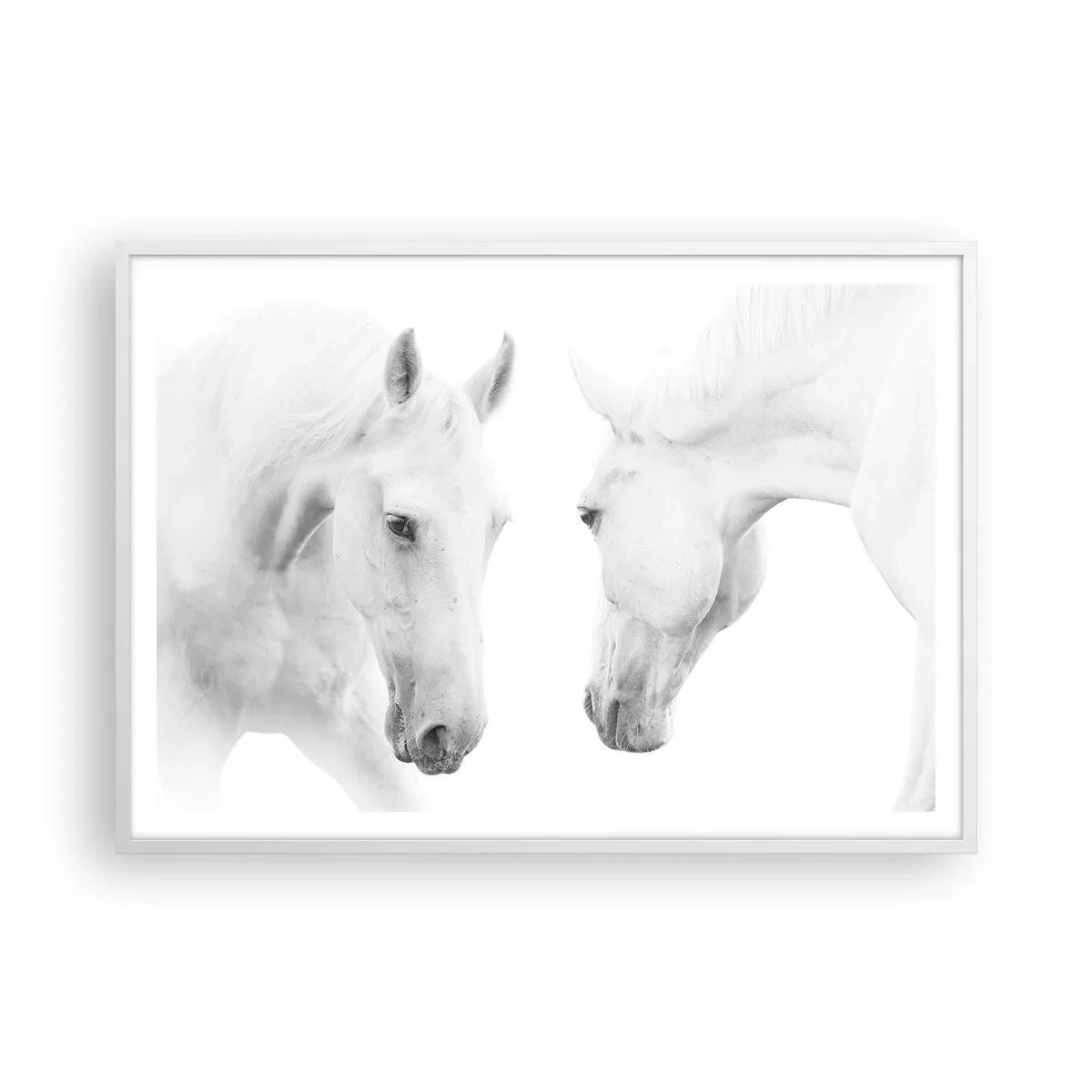 Plakát v bílém rámu - Je to přátelství…? - 100x70 cm