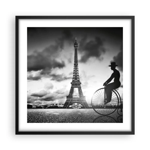 Plakát v černém rámu - Touha po Belle Epoque - 50x50 cm