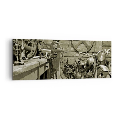 Obraz na plátně - V kůlně strýce Vládi - 140x50 cm