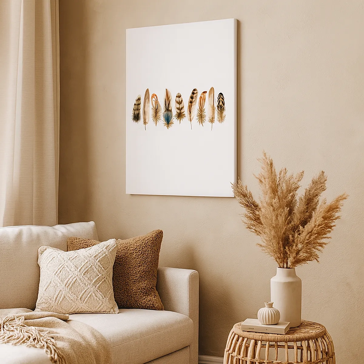 Obraz na plátně - Opeřená variace - 50x70 cm