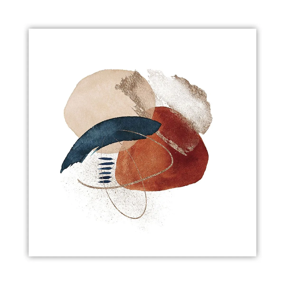 Plakát - Oválná kompozice - 60x60 cm
