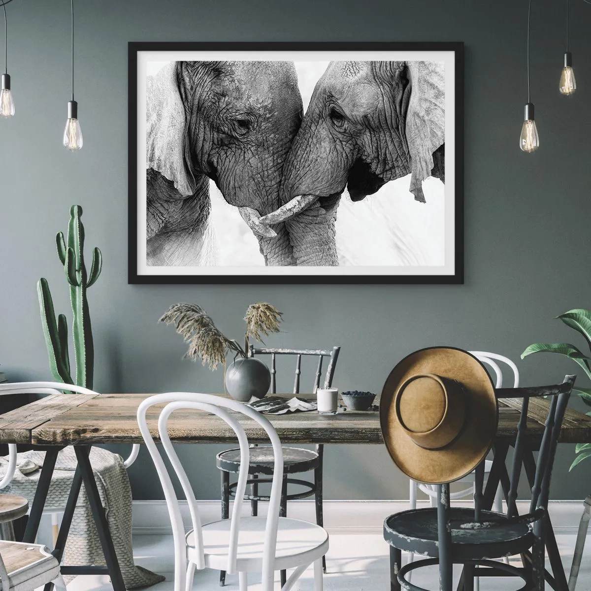 Plakát v černém rámu - Upřímné vyznání - 100x70 cm