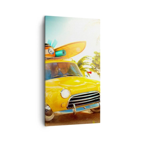 Obraz na plátně - Cesta pro více než jeden úsměv - 45x80 cm