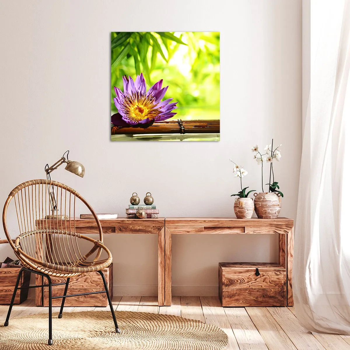 Obraz na plátně - Na asijském slunci - 60x60 cm