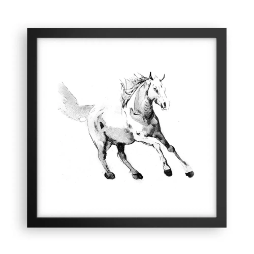 Plakát v černém rámu - Nezkrocená duše - 30x30 cm