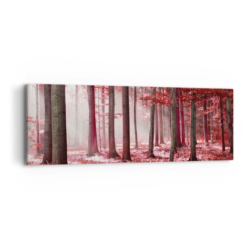 Obraz na plátně - Červená je stejně krásná - 90x30 cm