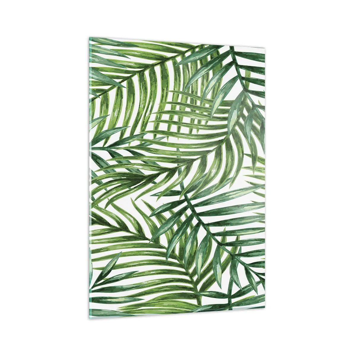 Obraz na skle - Pod zeleným baldachýnem - 50x70 cm