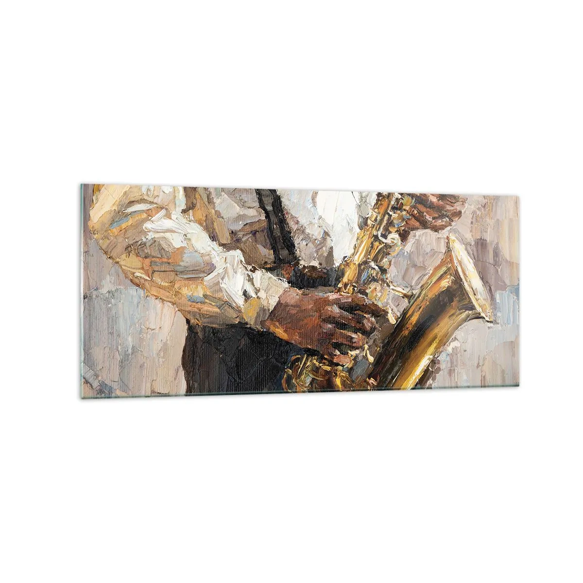 Obraz na skle - Čas na sólovou hru - 120x50 cm