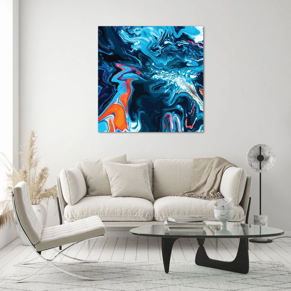 Obraz na skle - Cesta do středu nebe - 40x40 cm