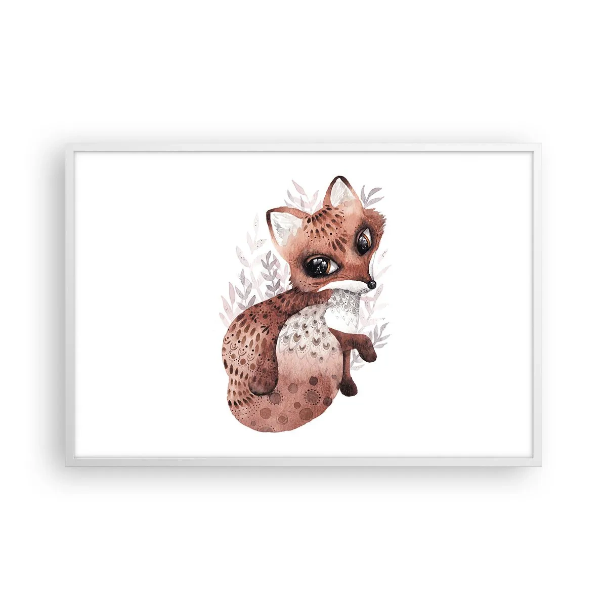 Plakát v bílém rámu - Prostě se zamilovat - 91x61 cm