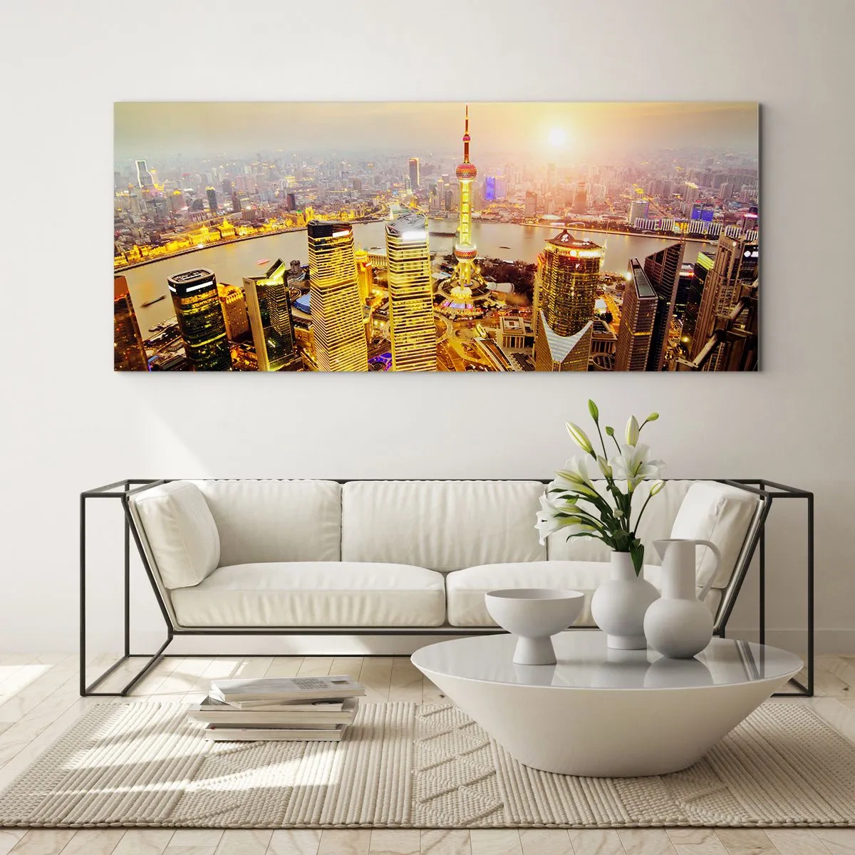 Obraz na skle - Asijský sen - 100x40 cm