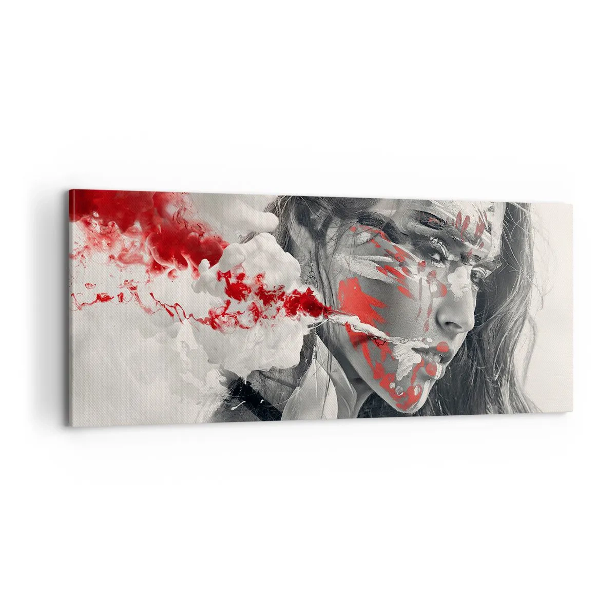 Obraz na plátně - Ve spárech absurdity - 100x40 cm