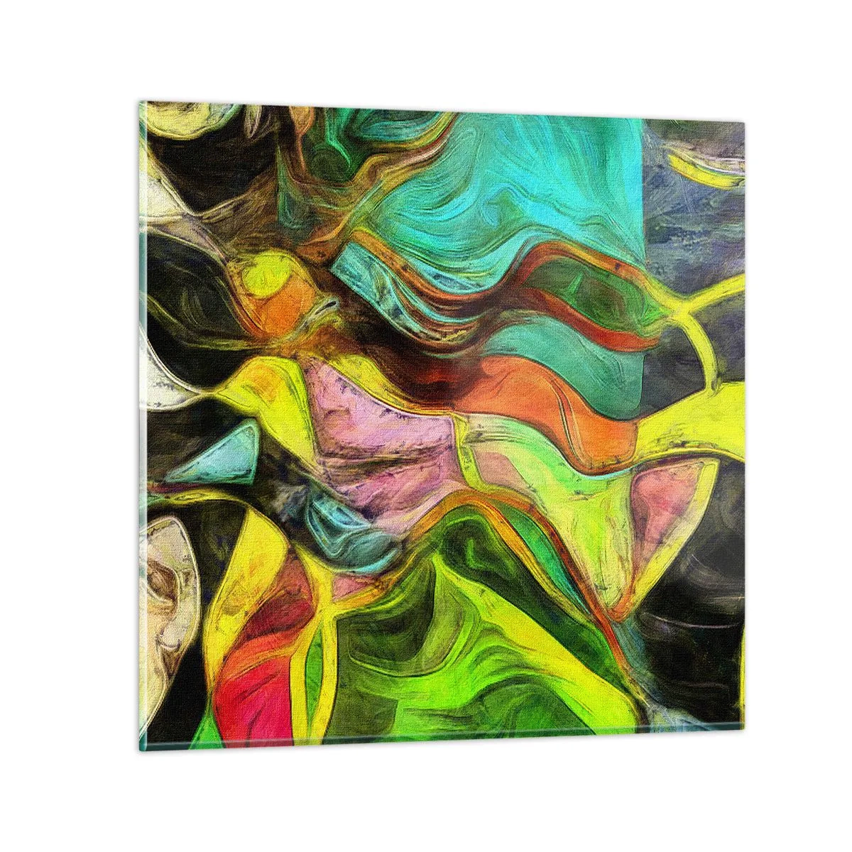 Obraz na skle - Pohyb je život - 50x50 cm