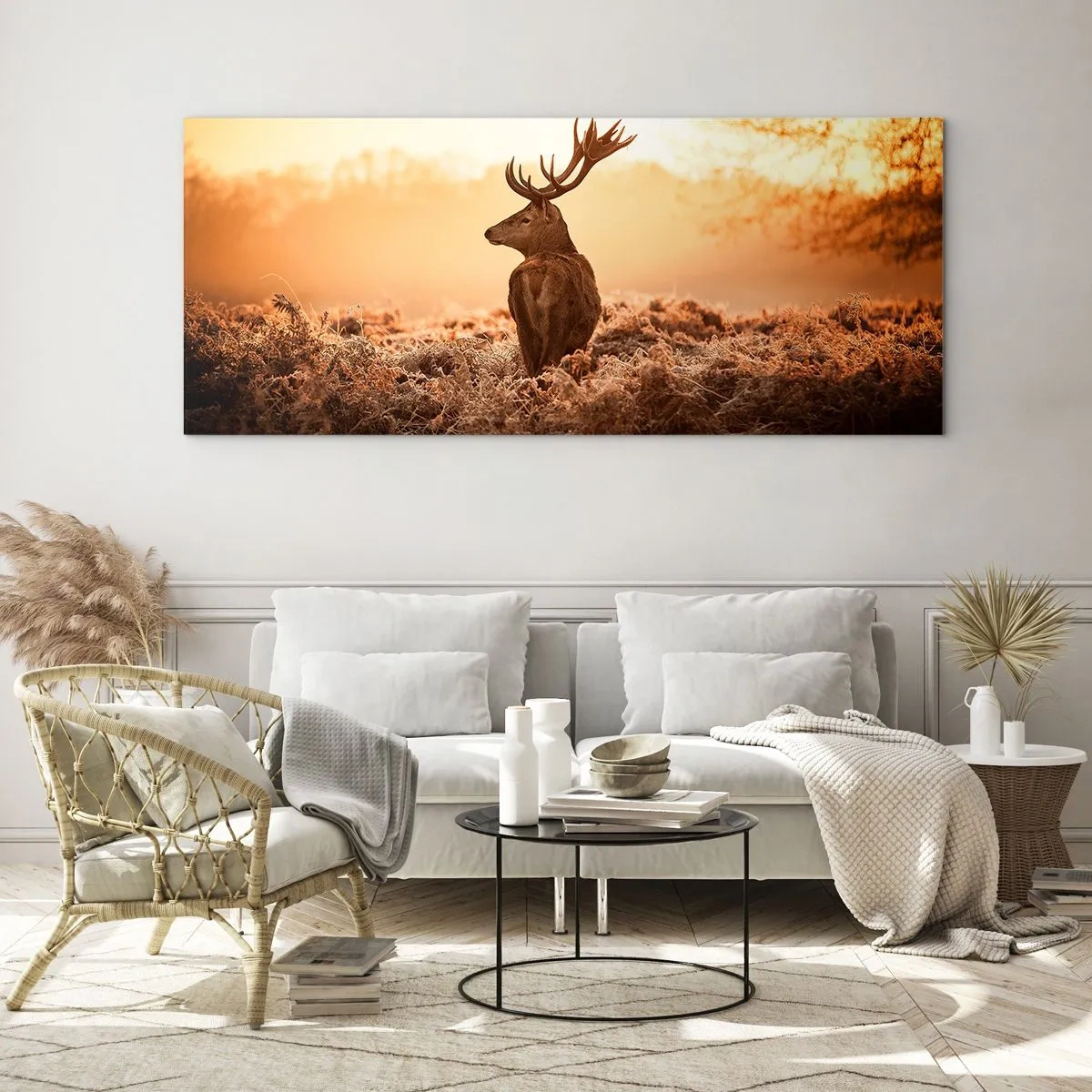 Obraz na skle - Pán na panství - 120x50 cm