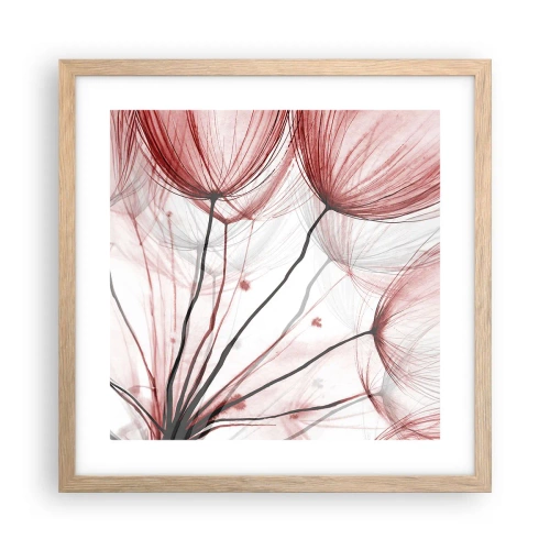 Plakát v rámu světlý dub - Před odletem - 40x40 cm
