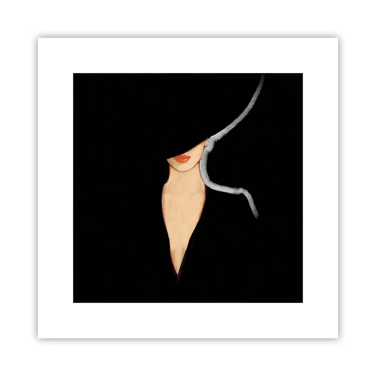 Plakát - Elegance a styl - 30x30 cm