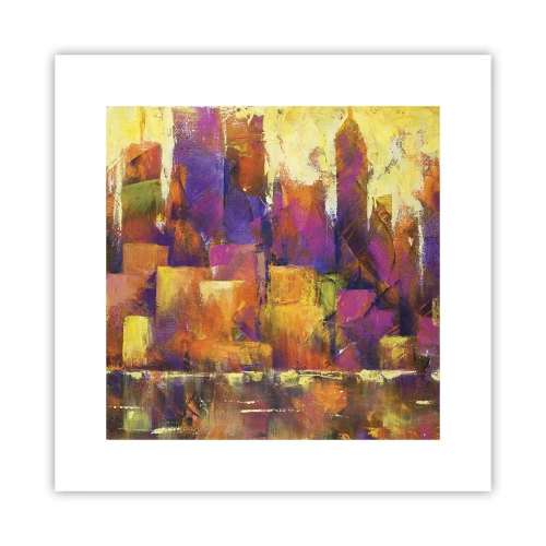 Plakát - Metropolitní kompozice - 30x30 cm