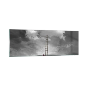 Obraz na skle - Všechno je možné - 90x30 cm