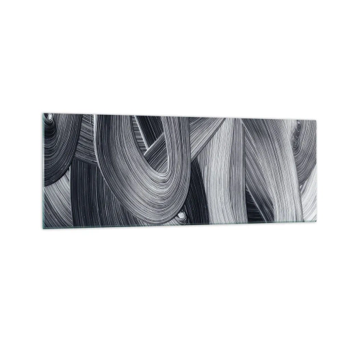 Obraz na skle - Plynulost reality - 140x50 cm